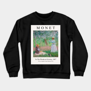 Claude Monet Painting - In The Woods at Giverny Crewneck Sweatshirt